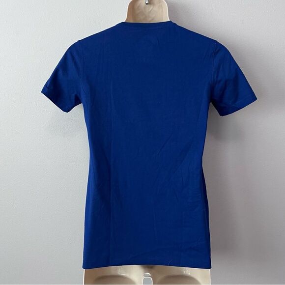 Adidas Blue Go To Performance Tee Size S - Picture 3 of 4